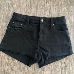 Aritzia Sunday Best Black Jean Shorts, 29